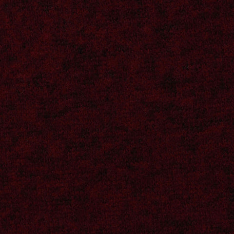Deep Red Marl Chunky Knit, Viscose-Poly, 181 gsm