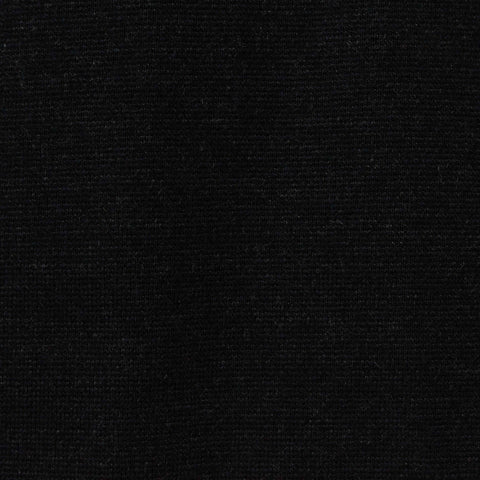 Viscose Nylon Stretch Ponte Knit Fabric, 330 gsm, 150 cm — Black