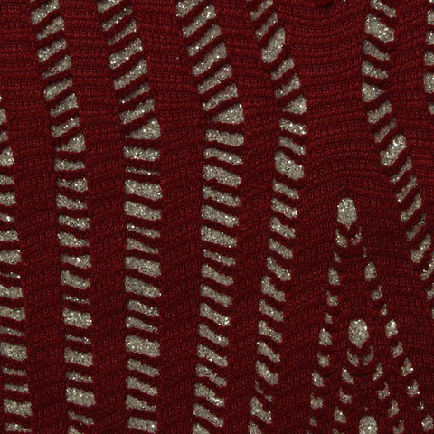 100% Polyester Knit Fabric, 275 gsm — Red