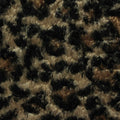 Black Leopard Knit, Polyester, 340 gsm