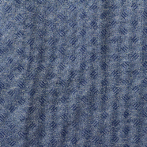 Blue Diamond Jersey Knit, Polyester
