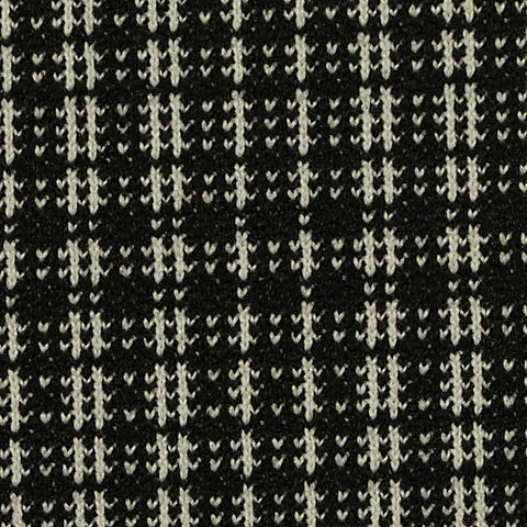 Black Check Jacquard, Polyester, 280 gsm, 160 cm, ref EF-232199