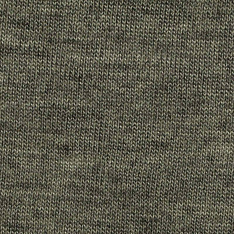 Olive Heathered-Marl Jersey Knit, Viscose
