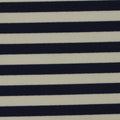 Navy Horizontal-Stripe Knit, Nylon-Spandex