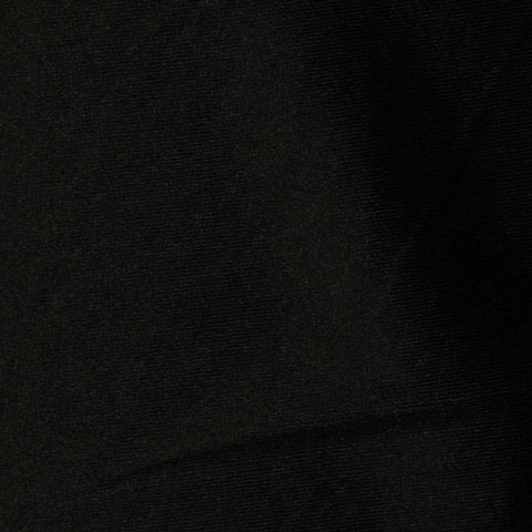 Polyester Stretch Satin Fabric, 220 gsm, 155 cm — Black