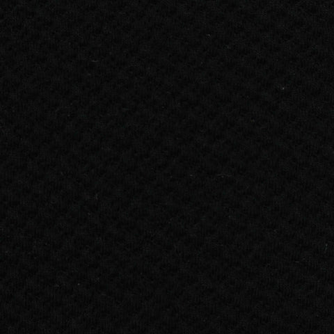 Jacquard Knit Fabric, 330 gsm — Black