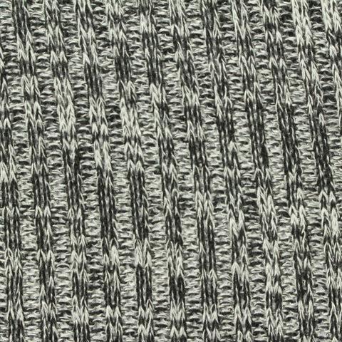 Black Marl Chunky Knit, Viscose-Poly, 195 gsm