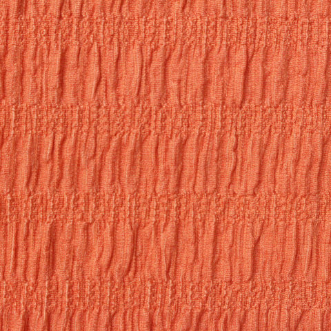 Polyester Stretch Crepe Fabric, 190 gsm, 135 cm — Orange