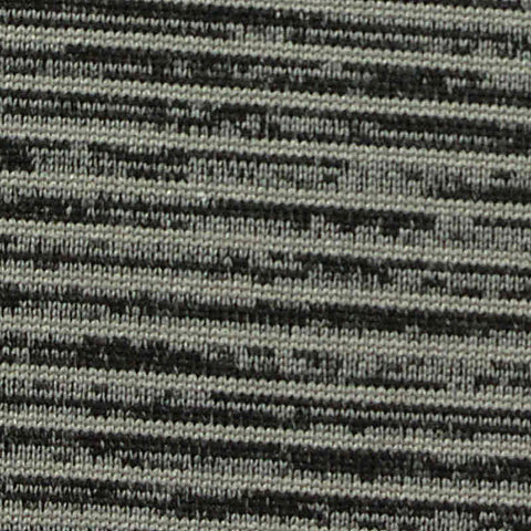 Heathered Grey Horizontal-Stripe Knit, Polyester