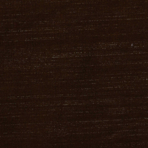 Dark Brown Marl French Terry, Cotton