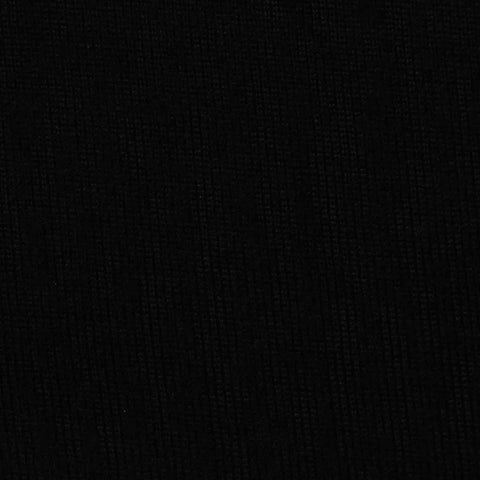 Polyester Stretch Jersey Knit Fabric, 300 gsm, 161 cm — Black