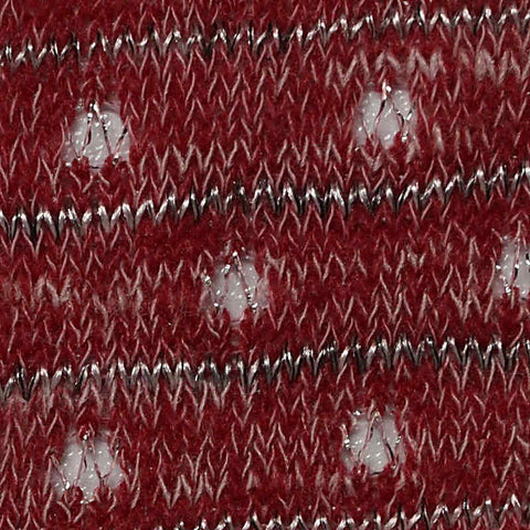 Red Dots Chunky Knit, Polyester, 130 gsm