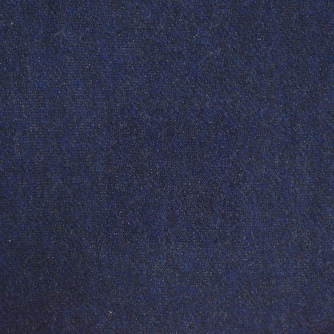 Dark Blue Marl French Terry, Poly-Cotton, 249 gsm