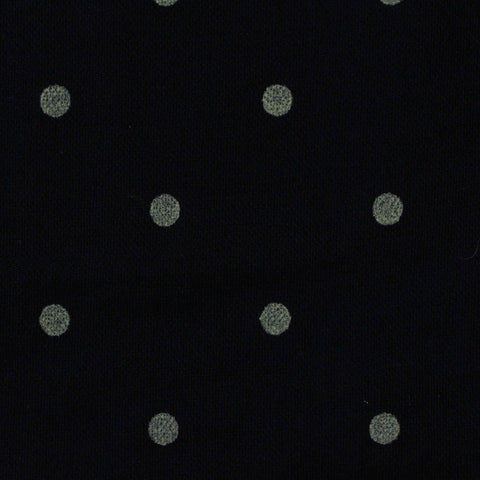 Grey Dots Piqué Knit, Poly-Viscose