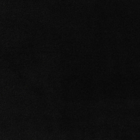 Polyester Stretch Minky Fabric, 200 gsm, 175 cm — Black