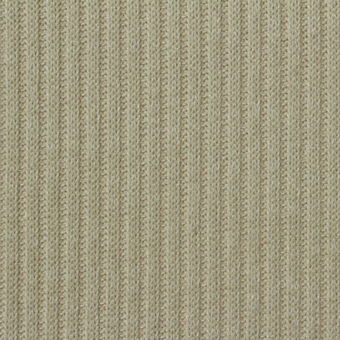 Light Beige Marl Rib Knit, Poly-Viscose, 255 gsm