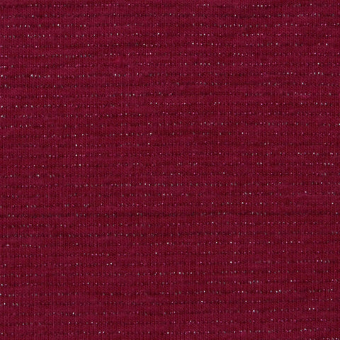 Burgundy Glitter-Stripe Knit