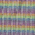 Pastel Purple Check Jacquard, Cotton-Poly