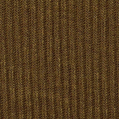 Printed Viscose Stretch Rib Knit Fabric, 280 gsm, 125 cm — Khaki