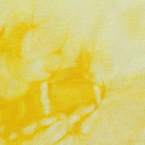 Yellow Tie-Dye French Terry, Viscose