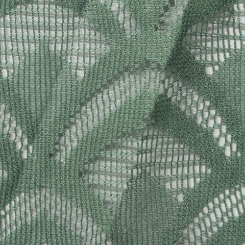 Green Floral Lace, Polyester