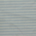 Light Blue Horizontal-Stripe Knit, Cotton-Poly