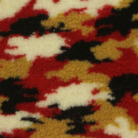 Red Camo Jacquard, Polyester