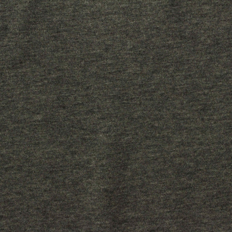 Dark Grey Marl Jersey Knit, Cotton-Poly, 140 gsm, 172 cm