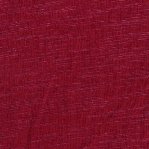 Red Marl Jersey Knit, Cotton-Poly, 160 gsm, 162 cm