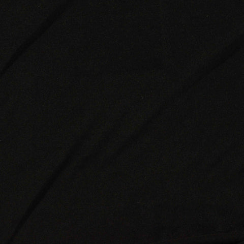 100% Polyester Knit Fabric, 90 gsm, 170 cm — Black, ref EF-236081