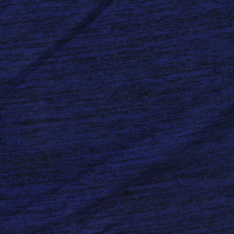 Blue Marl Jersey Knit, Cotton-Poly, 200 gsm