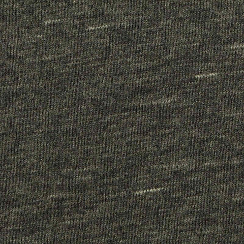 Dark Grey Marl Jersey Knit, Cotton, 176 gsm