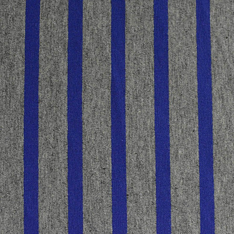 Blue Stripes Jersey Knit, Cotton
