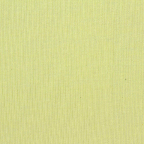 Polyester Viscose Rib Knit Fabric, 160 gsm — Yellow