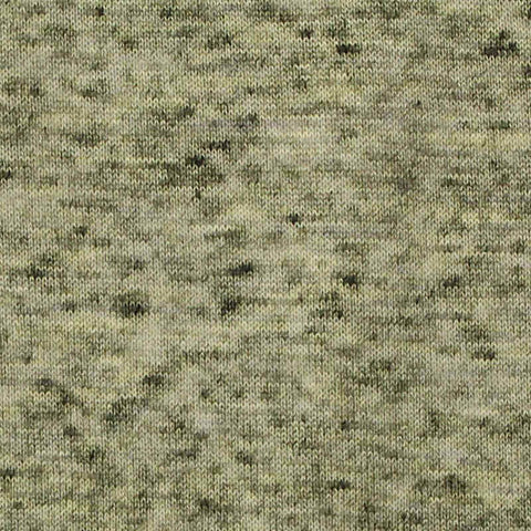 Light Green Marl Jersey Knit, Poly-Cotton, 117 gsm