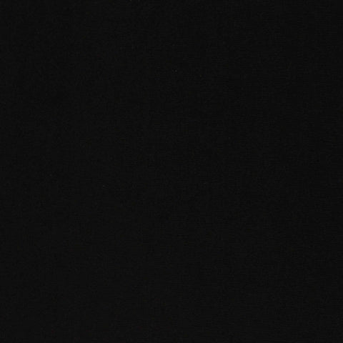 Polyester Stretch Warp Knit Fabric, 215 gsm, 153 cm — Black