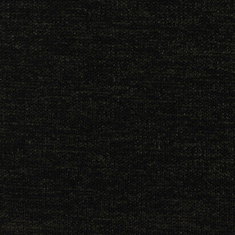 Black Marl Interlock Knit, Polyester, 416 gsm