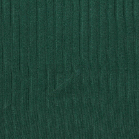 Polyester Viscose Rib Knit Fabric, 150 gsm, 150 cm — Green