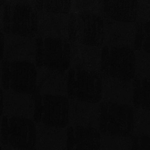 Jacquard Cotton Polyester Knit Fabric, 280 gsm, 140 cm — Black