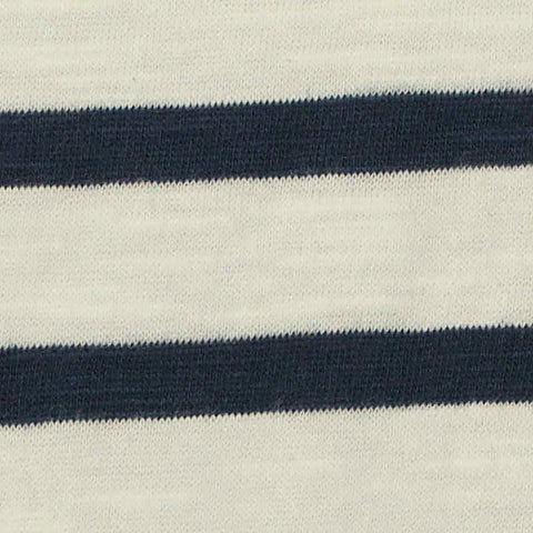 Slub 100% Cotton Jersey Knit Fabric, 140 gsm, 155 cm — White