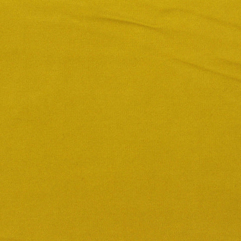 Viscose Nylon Stretch Ponte Knit Fabric, 447 gsm, 160 cm — Yellow