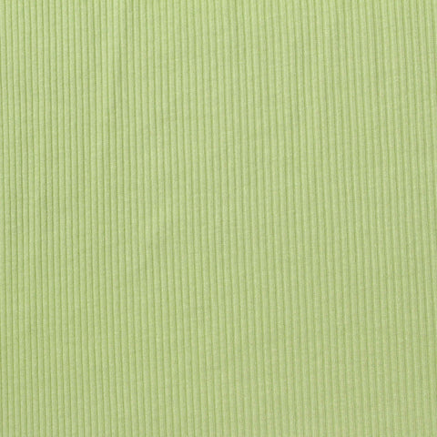 Viscose Stretch Rib Knit Fabric, 230 gsm, 170 cm — Green