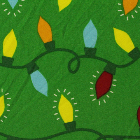 Printed Polyester Stretch Milk Silk Knit Fabric, 170 gsm, 180 cm — Green