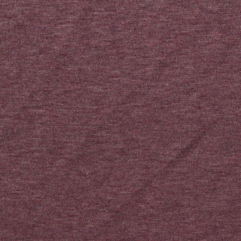 Burgundy Marl Ponte Knit, Poly-Viscose