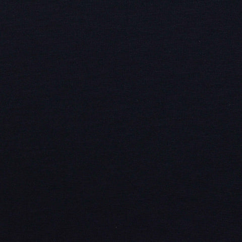 Slub Viscose Nylon Stretch Ponte Knit Fabric, 200 gsm, 160 cm — Navy