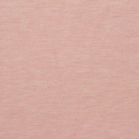 Light Pink Heather Piqué Knit, Poly-Viscose