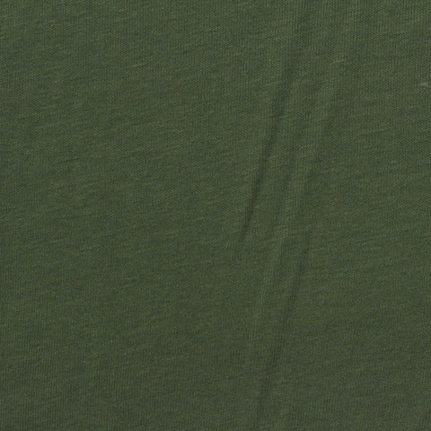 Cotton Polyester Rib Knit Fabric, 170 gsm, 154 cm — Green