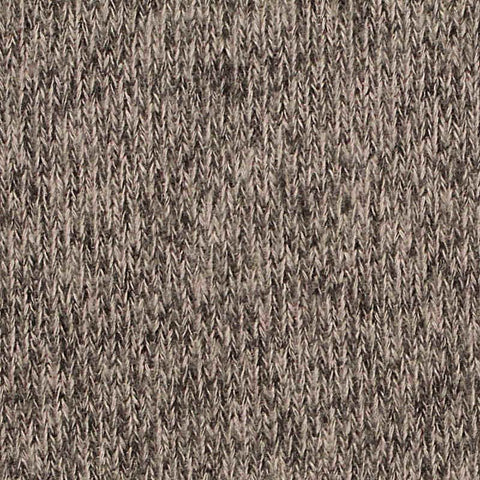 Heathered Brown Marl Rib Knit, Viscose-Poly, 295 gsm