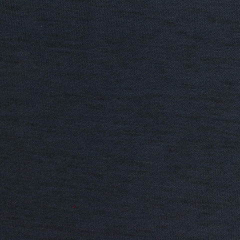 Dark Blue Marl French Terry, Poly-Cotton, 265 gsm