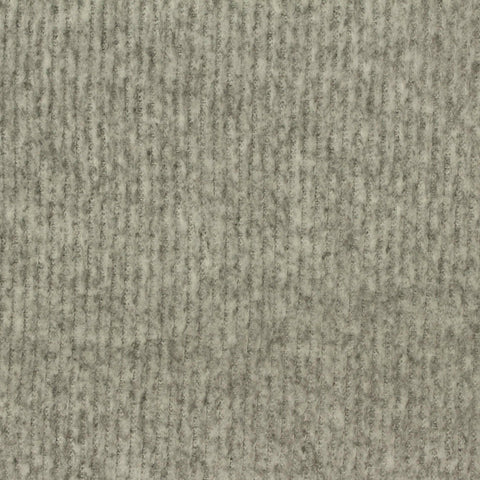 Grey Heather Rib Knit, Polyester, 230 gsm
